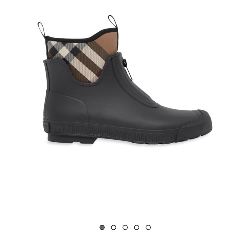 Burberry Flinton Plaid Check Rain Boots